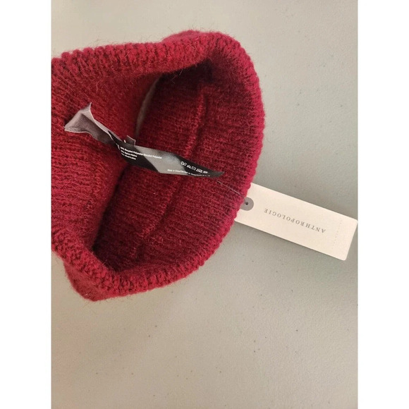 NWT By Anthropologie Embellished Headband Ear Warmer Wine - Picture 5 of 10